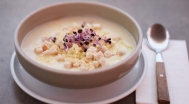 Garlic cream soup 